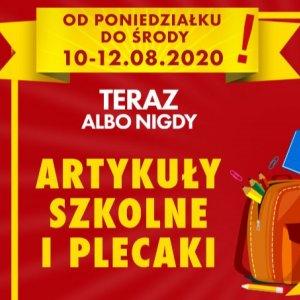 Artykuły szkolne i plecaki w Biedronce do -50%