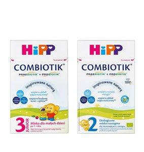 Mleko modyfikowane HIPP 2 Bio Combiotik lub HIPP 3 Combiotik - kup 2 zapłać mniej