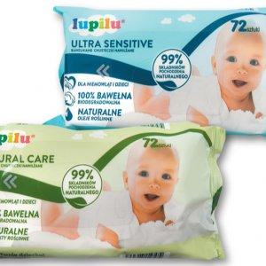 LUPILU Bawełniane chusteczki nawilżane dla dzieci - drugi produkt -50%