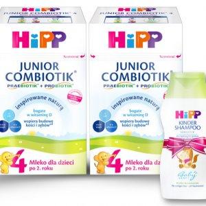Hit cenowy - HIPP Mleko Combiotik 2 BIO, 3 Junior lub 4 Junior + prezent