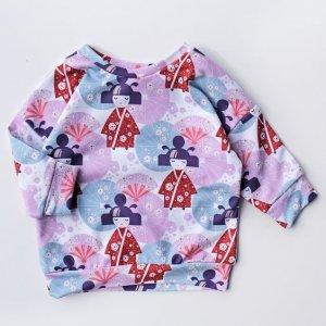 Bluza dziewczęca Japan spring print -30%
