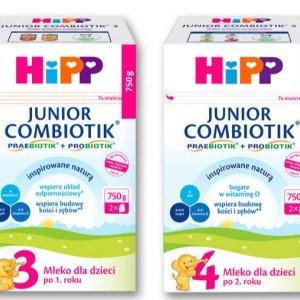 HiPP Mleko Combiotik 2 BIO, Combiotic Junior 3 lub 4 - drugi produkt -50%
