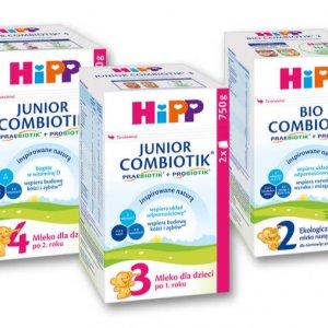 HIPP Mleko Combiotik 2 BIO, 3 Junior lub 4 Junior - drugi produkt -50%