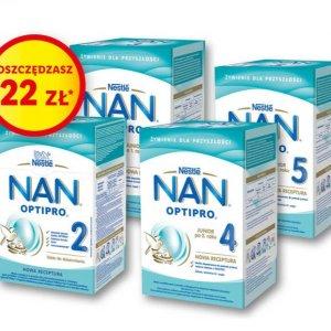NESTLE Mleko NAN Optipro 2, 3, 4, 5- drugi produkt -50%