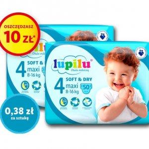 LUPILU SOFT & DRY Pieluszki 4 maxi - drugi produkt -40%