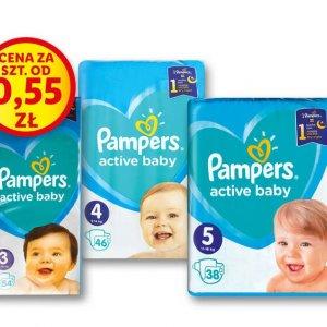 PAMPERS ACTIVE BABY Pieluszki 3, 4, 5 - drugi produkt -30%