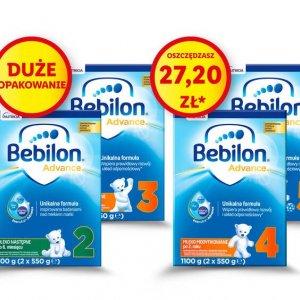 NUTRICIA Mleko Advance Bebilon 2, 3, 4, 5 - drugi produkt -40%