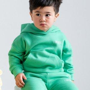 Dziecięca bluza z kapturem Lush Green -30%