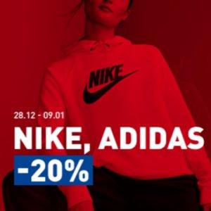 Marki Nike i Adidas -20%