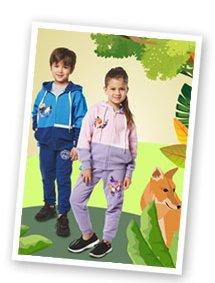 Hit cenowy - Bluza lub spodnie dziecięce z bawełny organicznej Animal Planet