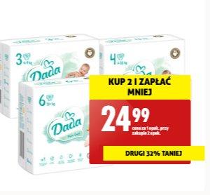 Pieluchy Dada, drugi produkt 32% taniej