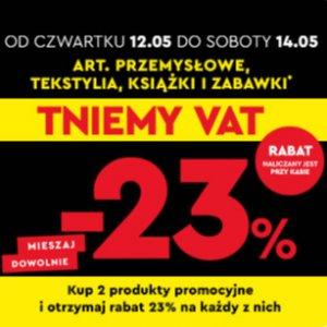 Rabat Tniemy VAT -23%