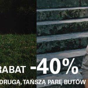 Rabat -40% na drugą parę