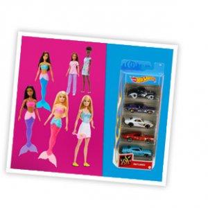 Hit cenowy - Lalka Barbie lub samochodziki Hot Wheels