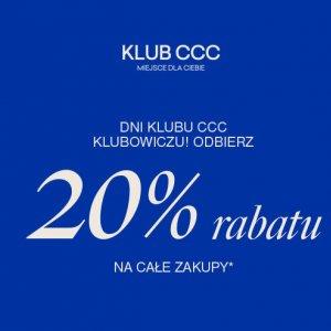 Dni Klubu CCC i 20% na całe zakupy