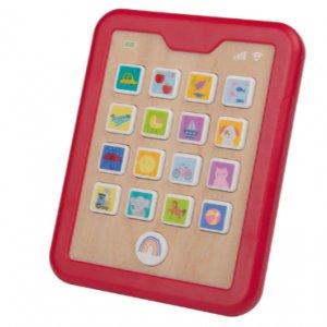 Playtive Tablet drewniany do nauki, interaktywny