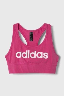 Zdjęcie produktu adidas biustonosz sportowy dziecięcy kolor różowy Adidas
