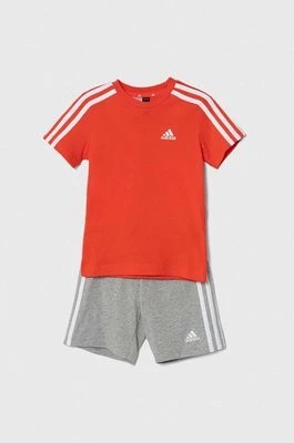 Zdjęcie produktu adidas komplet bawełniany dziecięcy kolor czerwony Adidas
