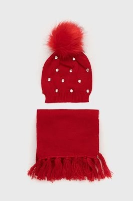 Zdjęcie produktu Birba&Trybeyond czapka i szalik dziecięcy kolor czerwony