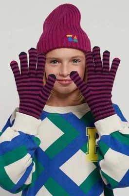 Zdjęcie produktu Bobo Choses rękawiczki dziecięce kolor różowy