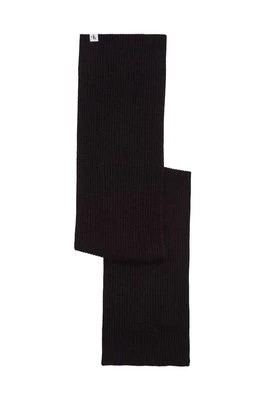 Zdjęcie produktu Calvin Klein Jeans szalik dziecięcy kolor czarny gładki