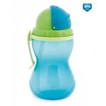Zdjęcie produktu Canpol Babies Bidon ze składaną rurką silikonową niebieski 370 ml