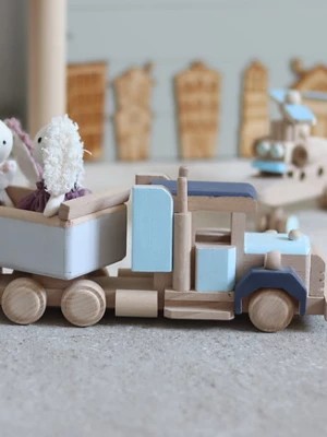 Zdjęcie produktu Ciężarówka , drewniana tir Little Wood Bunny