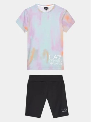 Zdjęcie produktu EA7 Emporio Armani Komplet t-shirt i szorty sportowe 3DFV58 FJLIZ 22BZ Czarny Regular Fit