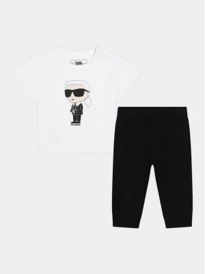 Zdjęcie produktu Karl Lagerfeld Kids Komplet t-shirt i legginsy Z30134 S Kolorowy Regular Fit