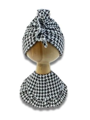 Zdjęcie produktu Komplet bawełniany dla dziewczynki czapka i apaszka Nicol