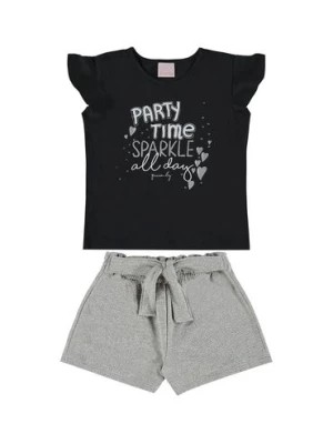 Zdjęcie produktu Komplet dla dziewczynki - t-shirt + szorty Quimby