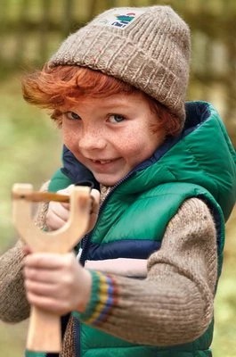 Zdjęcie produktu Mayoral czapka i komin dziecięcy kolor brązowy