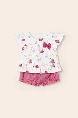 Zdjęcie produktu Mayoral Newborn komplet bawełniany niemowlęcy kolor fioletowy