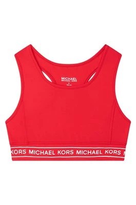 Zdjęcie produktu Michael Kors biustonosz sportowy dziecięcy R15105.156 kolor czerwony