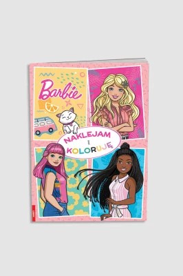 Zdjęcie produktu "Naklejam i koloruję. Barbie" książka z zadaniami AMEET