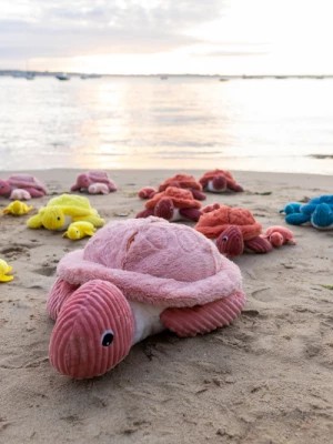 Zdjęcie produktu Pluszak – różowy żółwik z dzieckiem DEGLINGOS