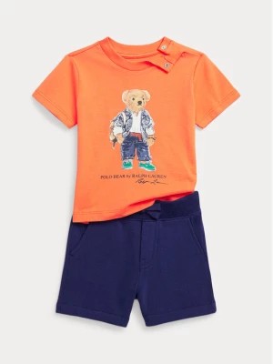 Zdjęcie produktu Polo Ralph Lauren Komplet t-shirt i spodenki 320910646001 Pomarańczowy Regular Fit