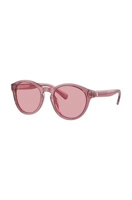 Zdjęcie produktu Polo Ralph Lauren okulary przeciwsłoneczne dziecięce kolor różowy 0PP9505U