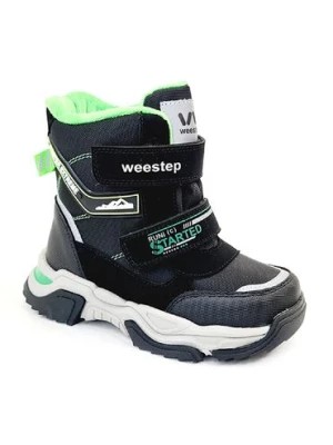 Zdjęcie produktu Śniegowce- buty zimowe dla chłopca z eko skóry Weestep czarne